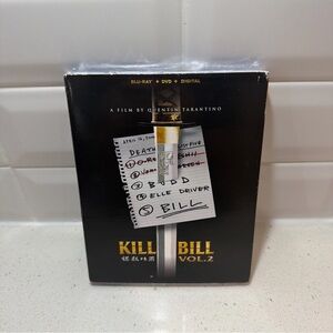 Kill Bill Vol. 2 Blu-ray + DVD + Digital - Black new in box